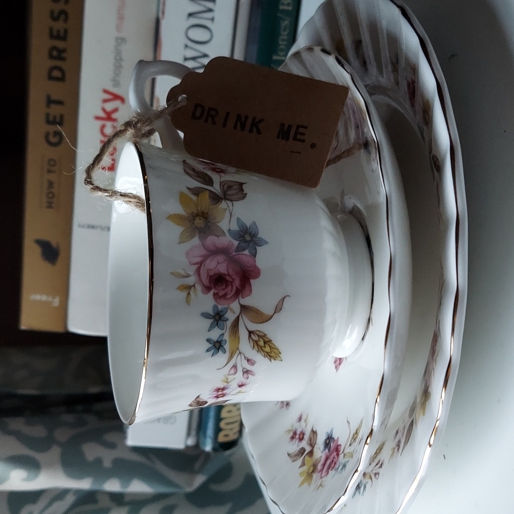 Royal Stafford, made in England. Floral  Teacup and Saucer, and lunch plate